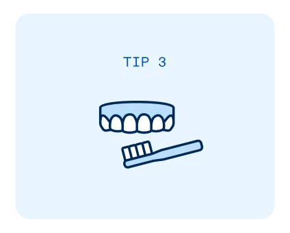 Aspen Dental dentists recommend brushing your teeth twice a day.