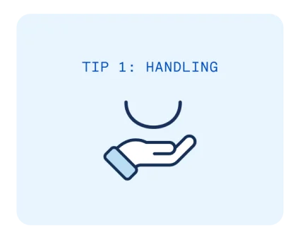 Tip 1: handling dentures. 