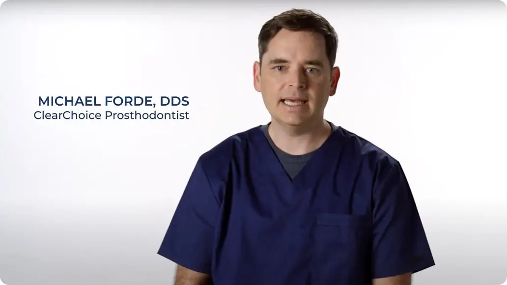 A picture of a ClearChoice prosthodontists Michael Forde, DDS.