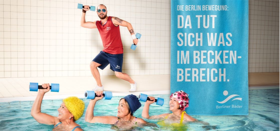 Werbung der Berliner Bäderbetriebe hat einen antisemitischen Vorläufer