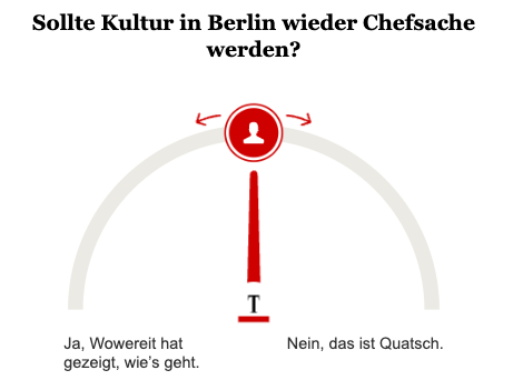 Opinary: Sollte Kultur in Berlin wieder Chefsache werden?