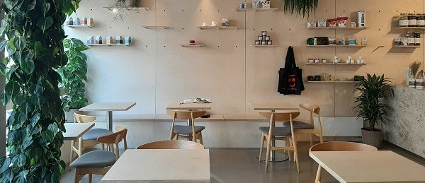 Instagramwürdig Matchatee schlürfen in Charlottenburg
