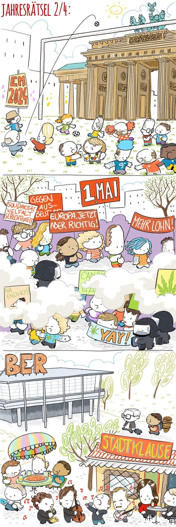 Jahresrätsel Comic 2/4