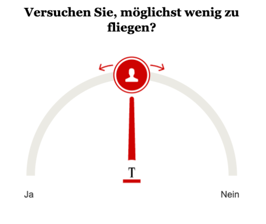 Opinary: Versuchen Sie, möglichst wenig zu fliegen?