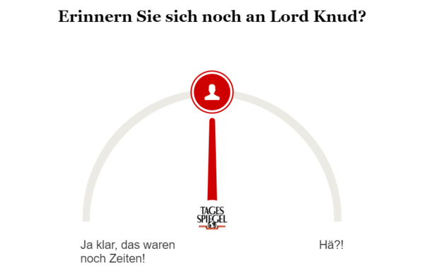 Umfrage zu Lord Knud