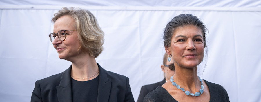 Streit in Thüringen, Loyalität in Berlin: Berliner BSW verteidigt Wagenknecht