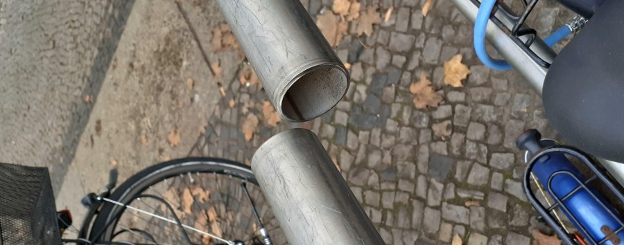 Einfach den Bügel aufgeschlitzt: Der gemeine Trick der Fahrraddiebe in Berlin