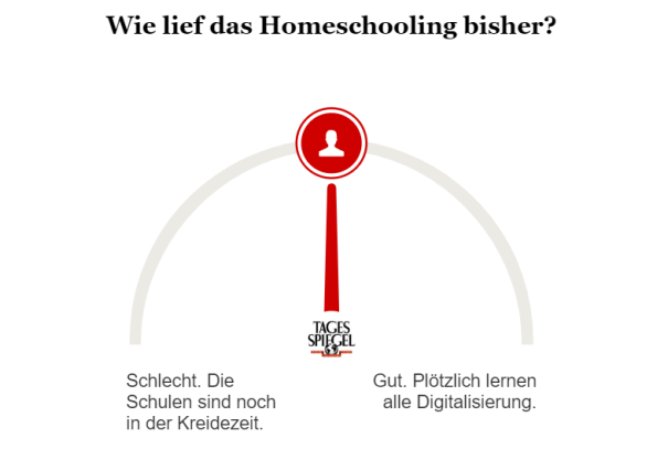 Umfrage zum Homeschooling