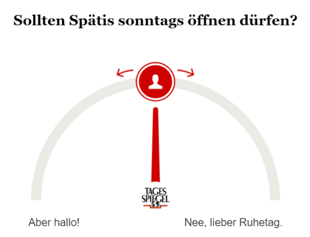 Umfrage Sonntagsöffnung Spätis