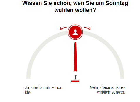 Umfrage Wahlentscheidung bereits fest