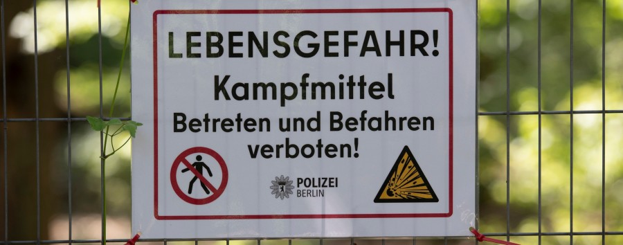 Kontrolleur für Polizeiareal: Sprengplatz Grunewald erhält Störfallbeauftragten