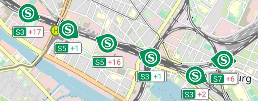 Orkanböen vom Donnerstag: VBB-App zeigte falsche Daten in Live-Karte – trotz eingestelltem S-Bahn-Verkehr