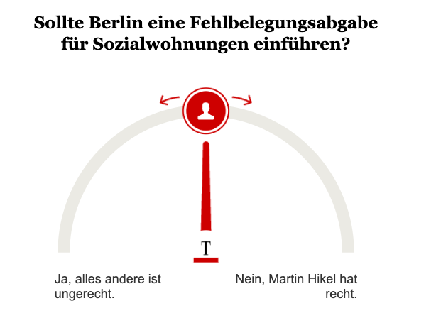 Opinary: Sollte Berlin eine Fehlbelegungsabgabe für Sozialwohnungen einführen?