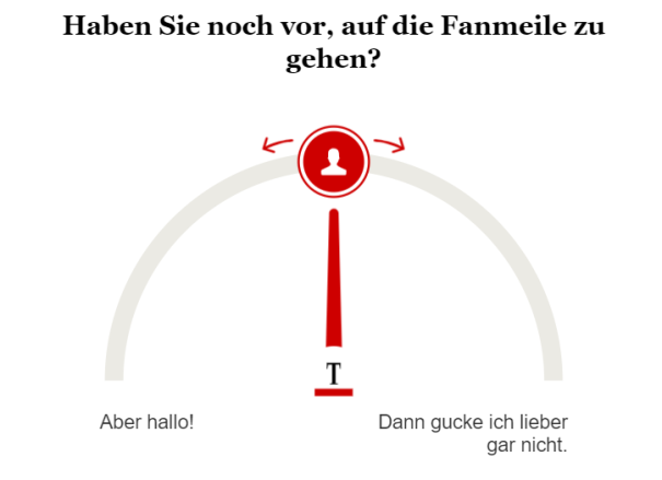 Haben Sie noch vor, auf die Fanmeile zu gehen?