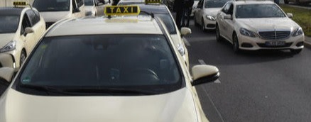 Taxifahrer wollen am Dienstag die „City crashen“