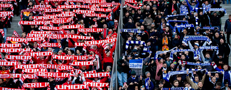 Protestschweigen in der Fankurve: Was Hertha und Union gemeinsam haben