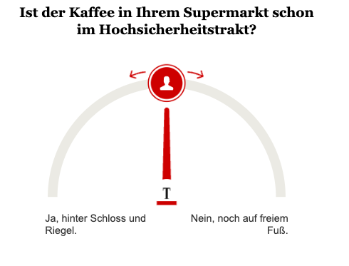 Opinary: Ist der Kaffee in Ihrem Supermarkt schon im Hochsicherheitstrakt?