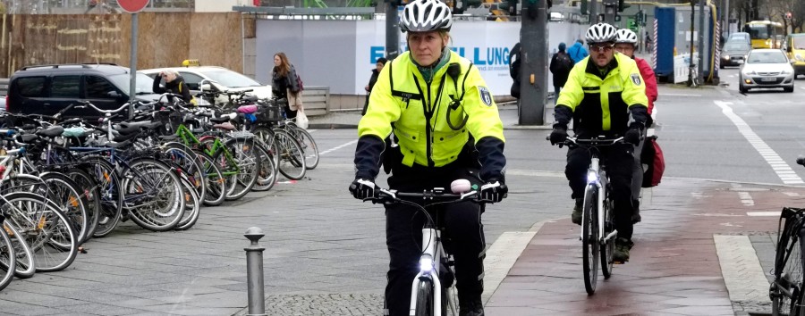 Personalprobleme bei Fahrradstaffel der Berliner Polizei