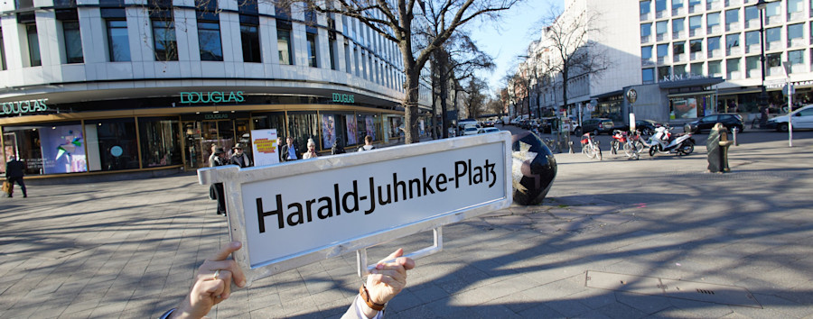 Platz am Kurfürstendamm: Harald Juhnkes Denkmal für Berlin