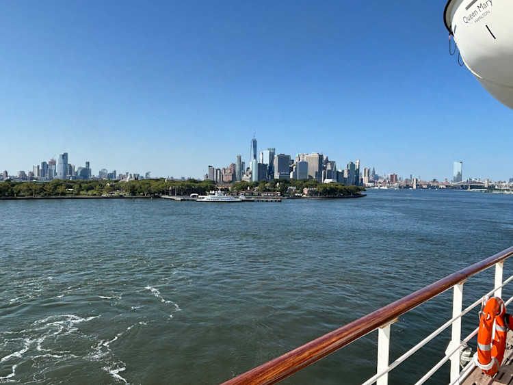 Checkpoint auf der Queen Mary 2