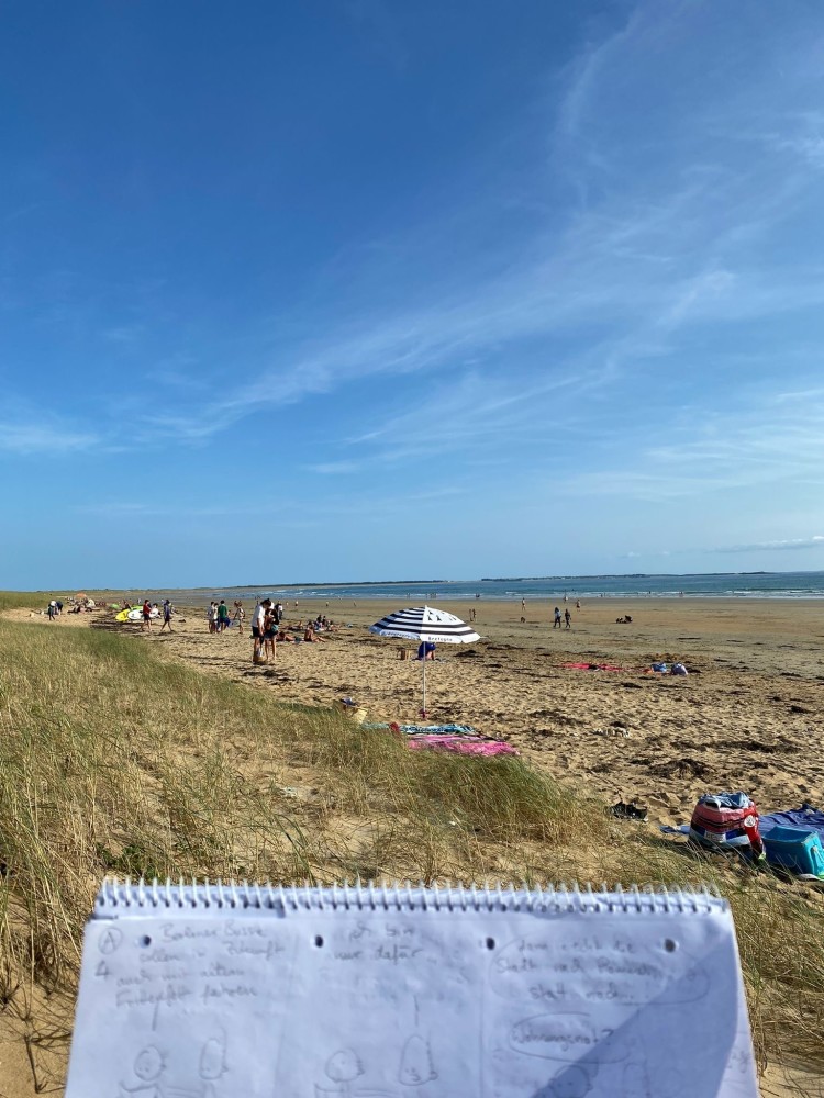 Gruß aus Quiberon von Naomi Fearn