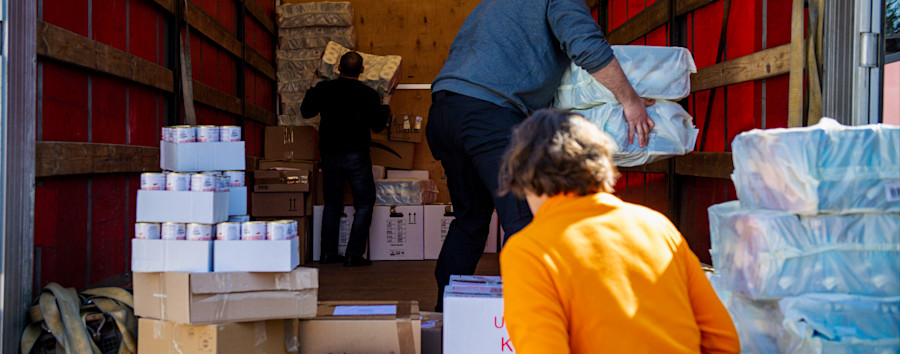 Berlin hilft: Konvoi mit Spenden aus Pankow ist unterwegs in die Ukraine