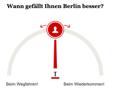 Opinary: Wann gefällt Ihnen Berlin besser?