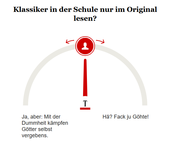 Opinary: Klassiker in der Schule nur im Original lesen?
