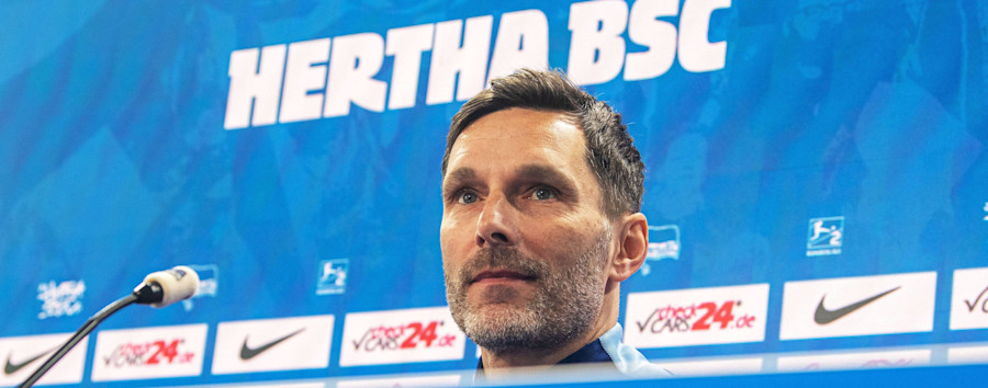 Nach DFB-Pokal-Aus: Hertha-Trainer Leitl wirft Wegner fehlenden Rückhalt vor