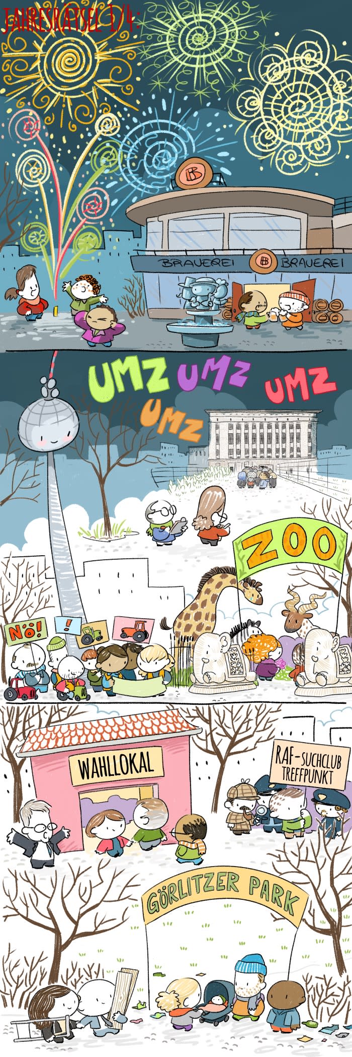 Comic Jahresrückblick 1/4