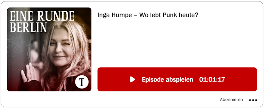 Ringbahnpodcast mit Musikerin Inga Humpe III