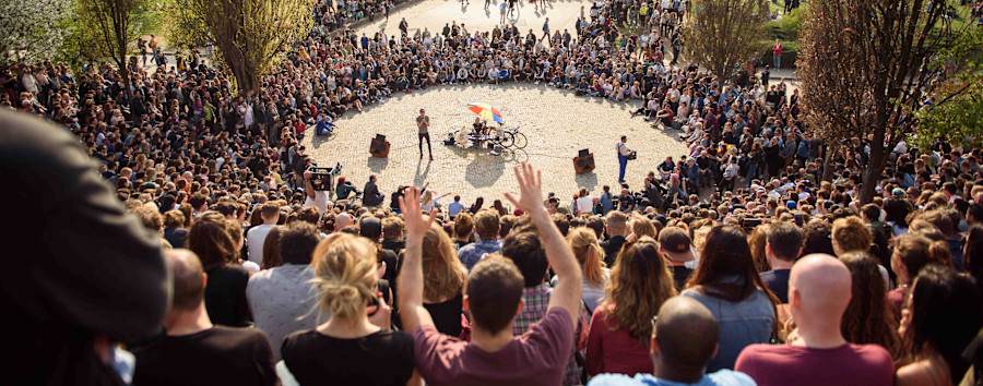 Trotz Bauarbeiten im Amphitheater: Karaoke im Berliner Mauerpark soll weitergehen