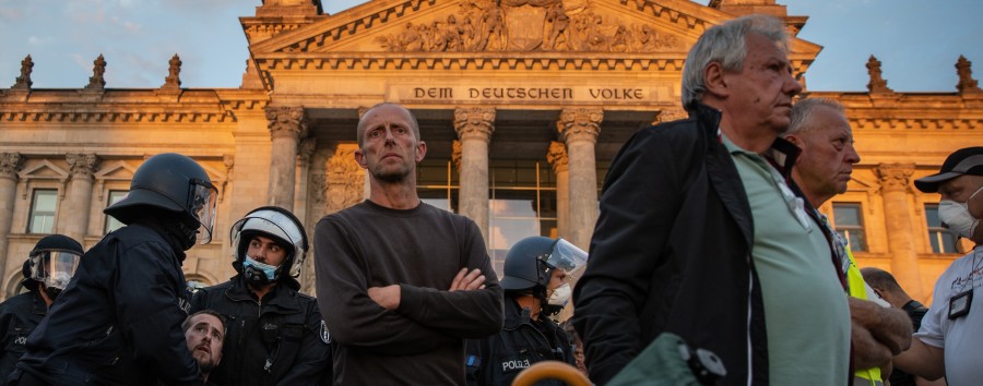 Geisel, Slowik und Müller rechtfertigen Einsatz am Reichstagsgebäude