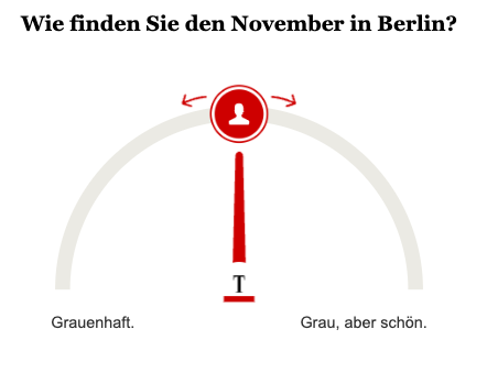 Opinary: Wie finden Sie den November in Berlin?