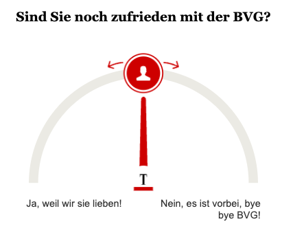 Opinary: Sind Sie noch zufrieden mit der BVG?