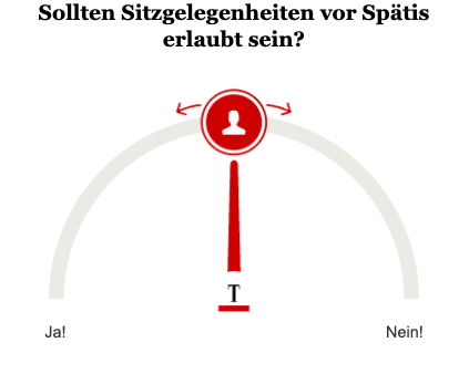 Opinary Sitzgelegenheiten vor Spätis