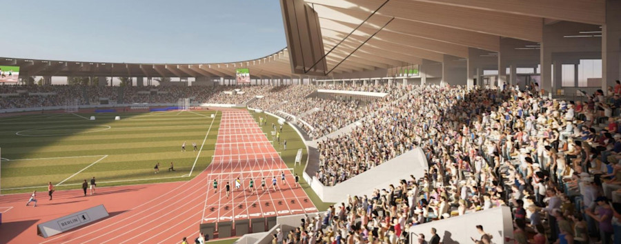 Kritik an teurem Neubau: Stadion-Abriss im Berliner Jahn-Sportpark steht bevor