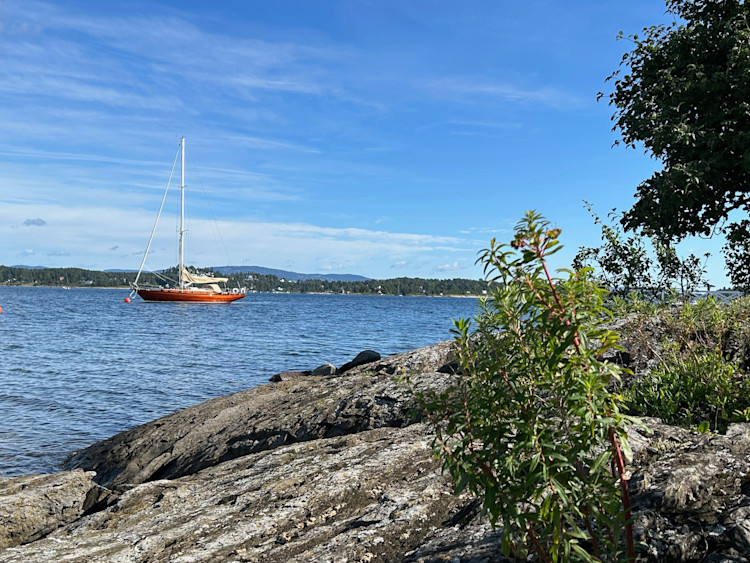 Urlaubsgrüße von Checkpoint-Leser Lars Klingbeil (Oslofjord)
