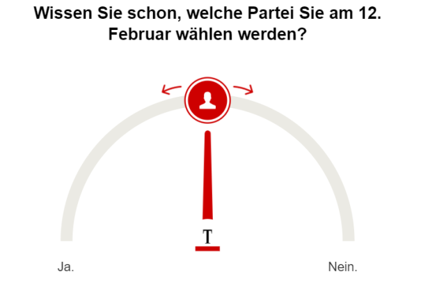 Umfrage Wahlentscheidung bereits getroffen