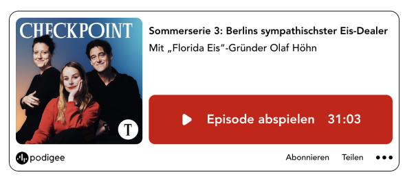 Checkpoint-Podcast: Berlins sympathischster Eisdealer