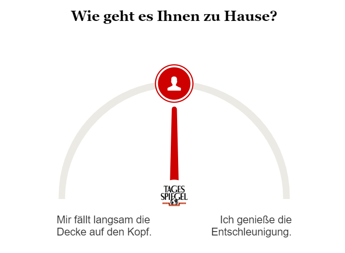 Umfrage zur häuslichen Isolation