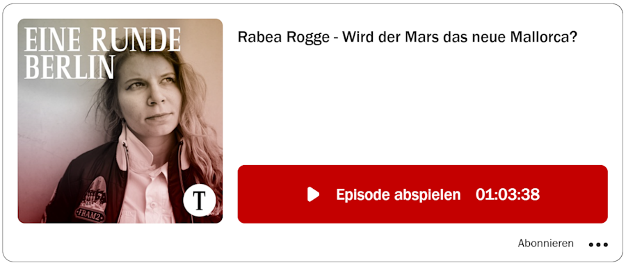 Ringbahnpodcast mit Weltraumfahrerin Rabea Rogge III