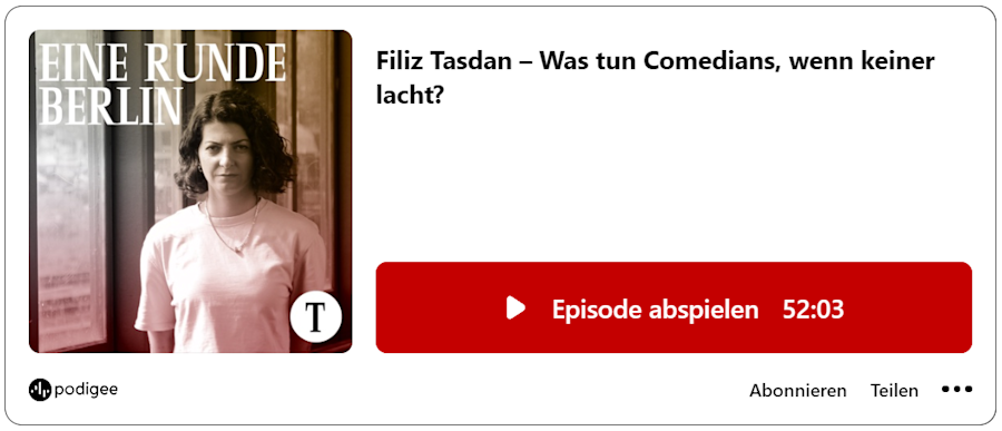 Ringbahnpodcast mit Stand-up-Comedian Filiz Tasdan III