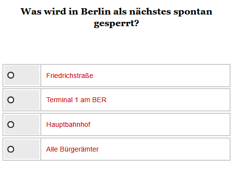 Opinary: Was wird in Berlin als nächstes spontan gesperrt?