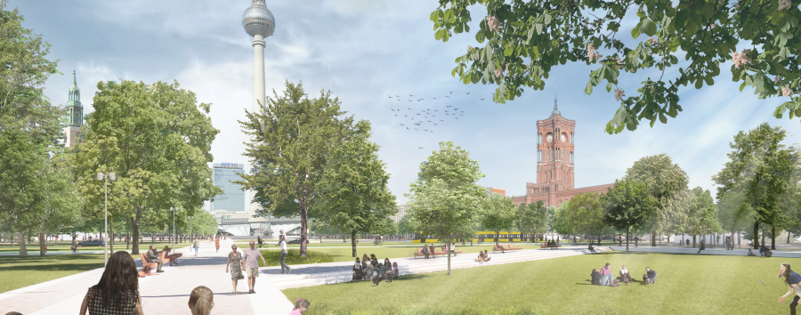 Forsa-Umfrage offenbart Patt: Hälfte der Berliner für Bebauung des Rathausforums – und Hälfte dagegen