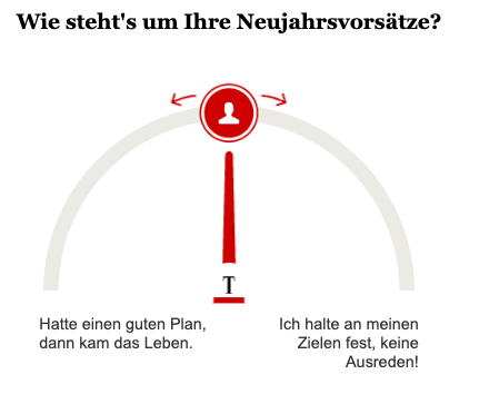 Opinary: Wie steht's um Ihre Neujahrsvorsätze?