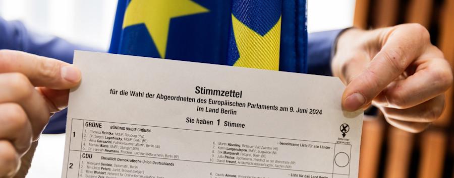 Nächste Panne der Europawahl: Verblichener Stimmzettel in Steglitz-Zehlendorf