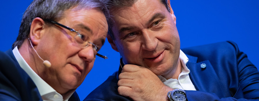 So könnten Laschet und Söder ihren Zweikampf austragen