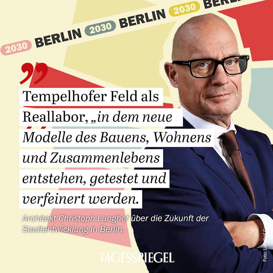 Berlin 2030 - Visionen für die Hauptstadt mit Christoph Langhof