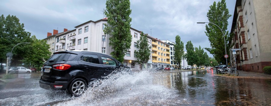Zunächst mit drei Modellregionen: Berliner Umweltverwaltung veröffentlicht Gefahrenkarte für Starkregen